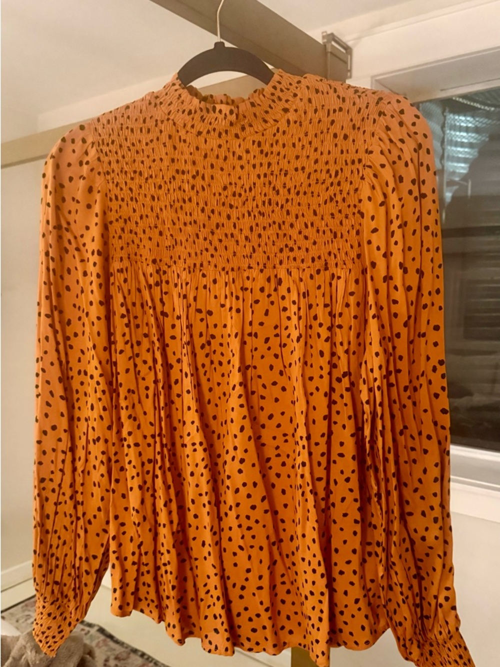 Cute Orange and black blouse